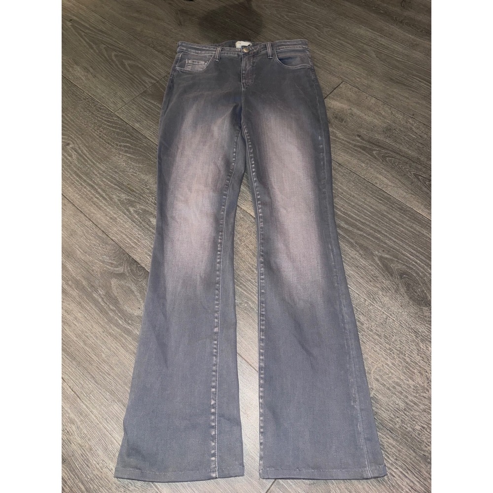 L'AGENCE Womens Flare Leg Jeans Faded Grey High Rise Size 29 Made in USA